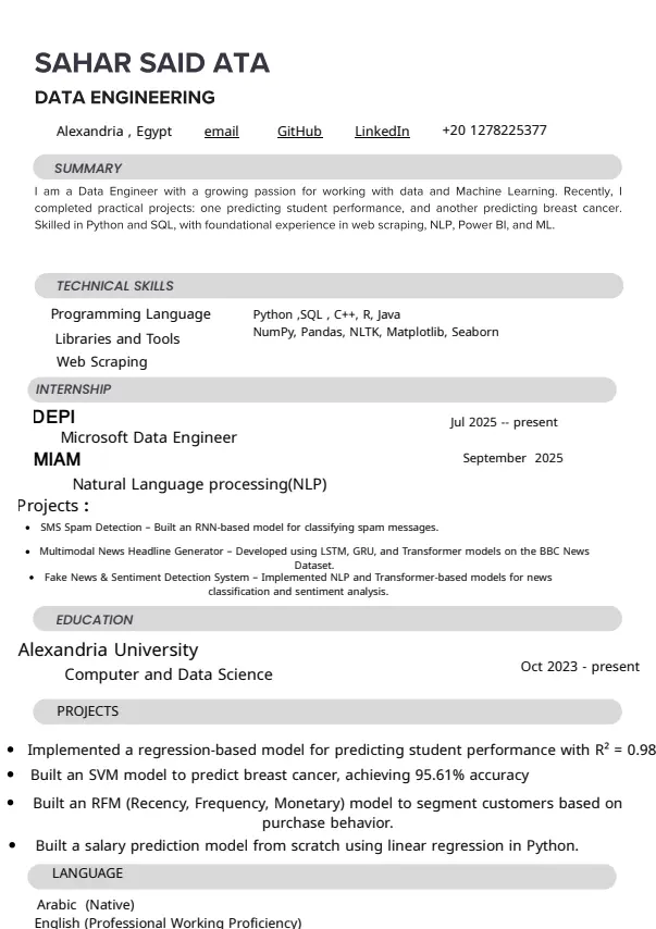 تصميم وكتابة سيرة ذاتية \CV بشكل احترافي