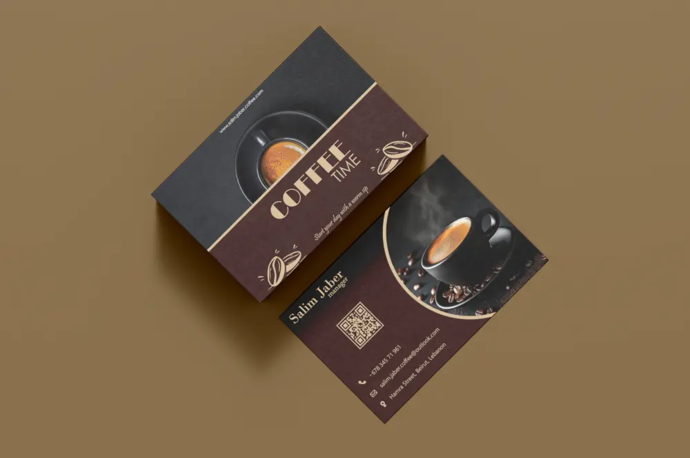 سأصمم لك بطاقة أعمال أنيقة وفريدة تعكس هويتك المهنية