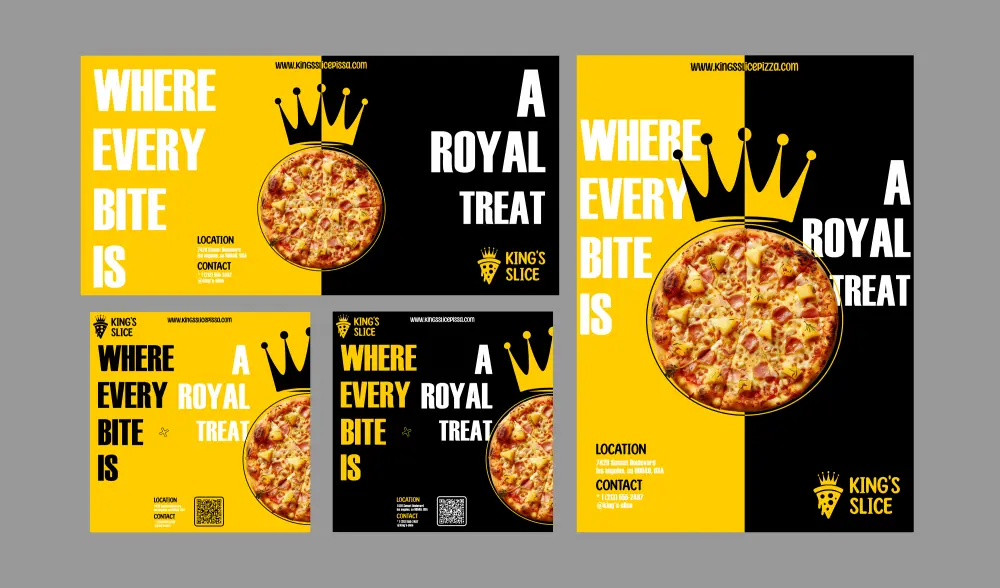 تصميم إعلانات جذابة لوسائل التواصل الاجتماعي سوشيال ميديا - web banner