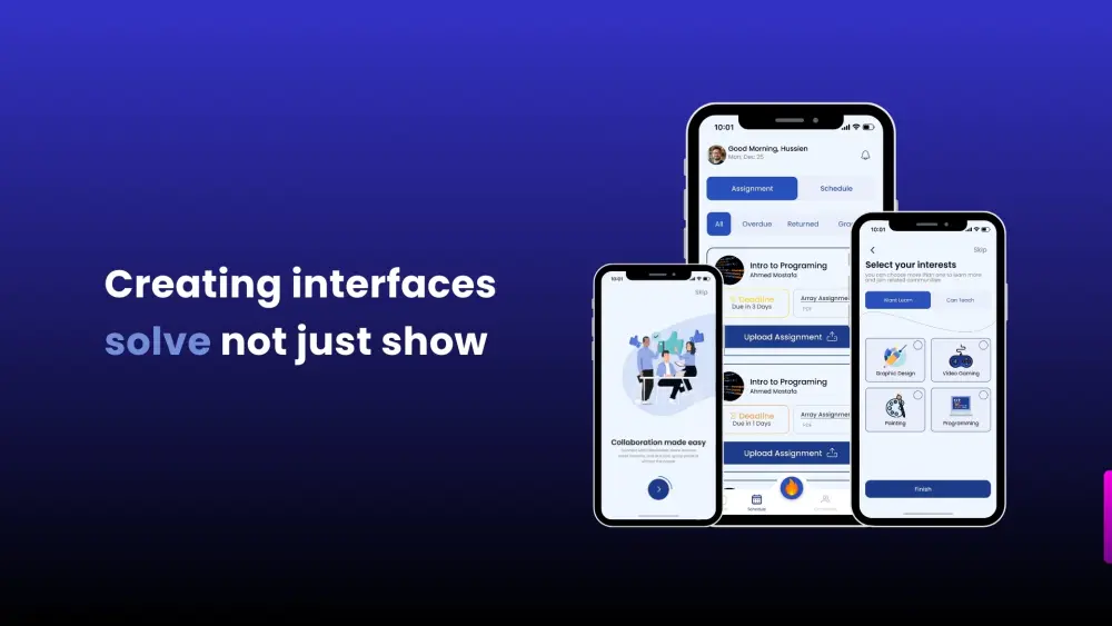 تصميم واجهة مستخدم احترافية لموقعك أو تطبيقك تصميم