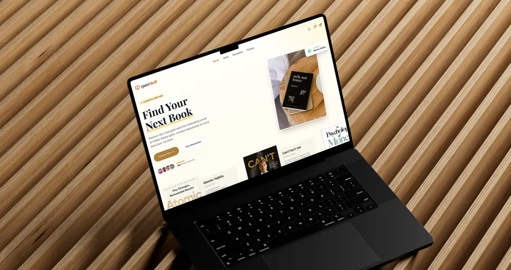 تصميم موقع ألكتروني بشكل مميز