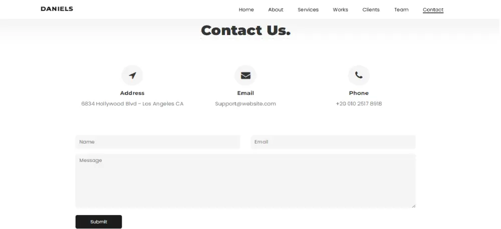 تصميم Portfolio احترافي لعرض أعمالك بشكل جذاب ومتجاوب علي جميع الاجهزه