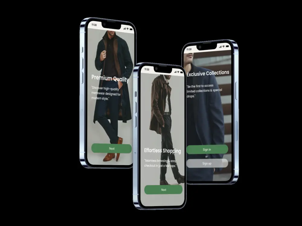 تطبيق الكتروني لبيع الملابس