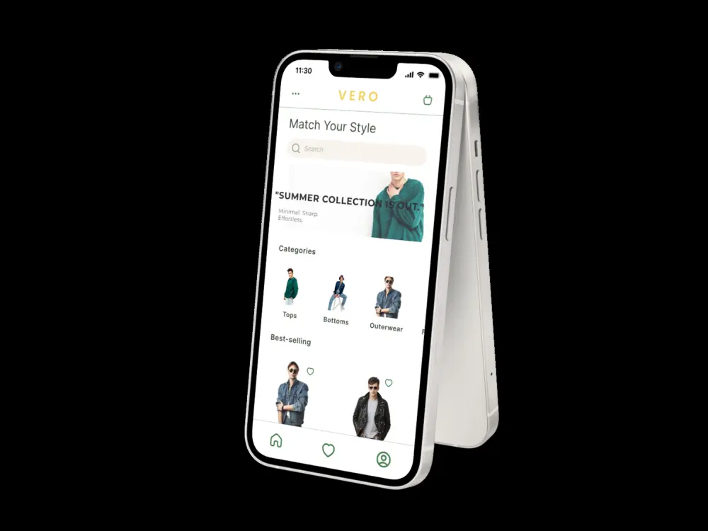 تطبيق الكتروني لبيع الملابس