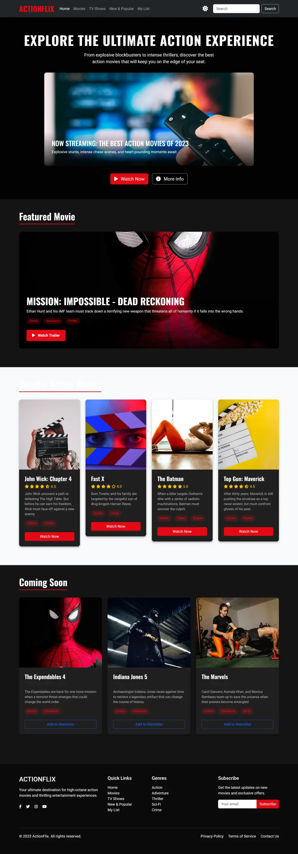 أنشاء صفحة هبوط (LandingPage) متجاوبة مع جميع الشاشات