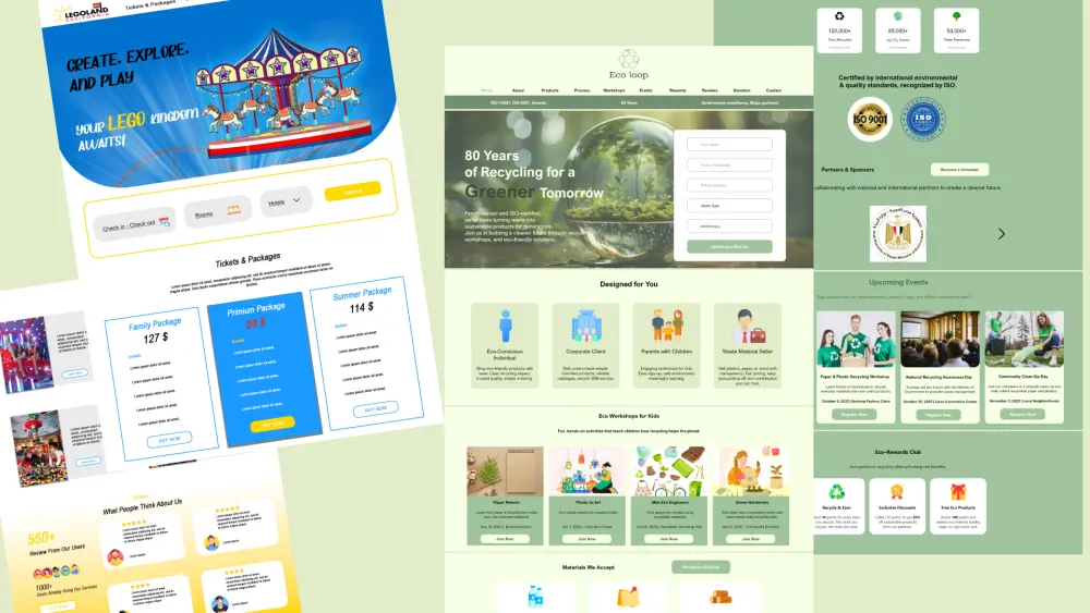 تصميم واجهات مواقع وتطبيقات UI/UX بجودة عالية وملفات مصدر