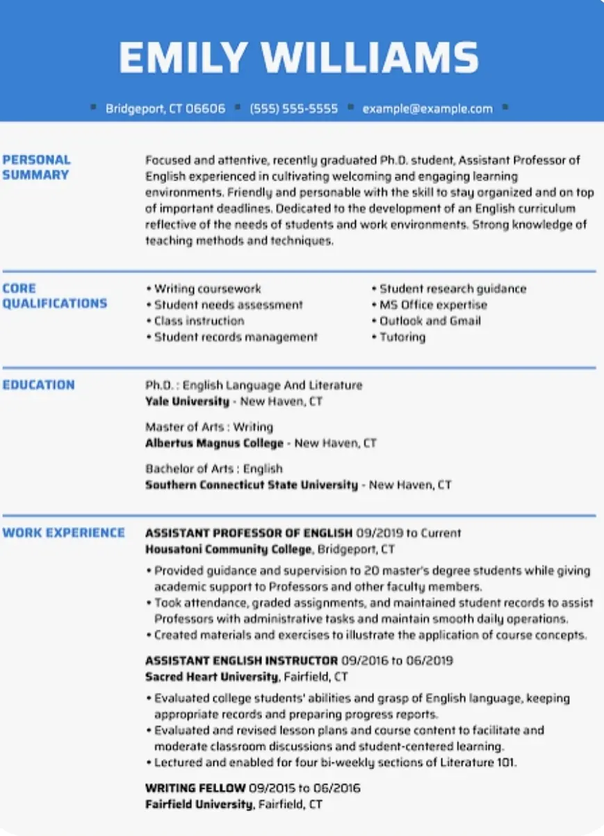 تصميم سيرة ذاتية احترافية متوافقة مع نظام ATS