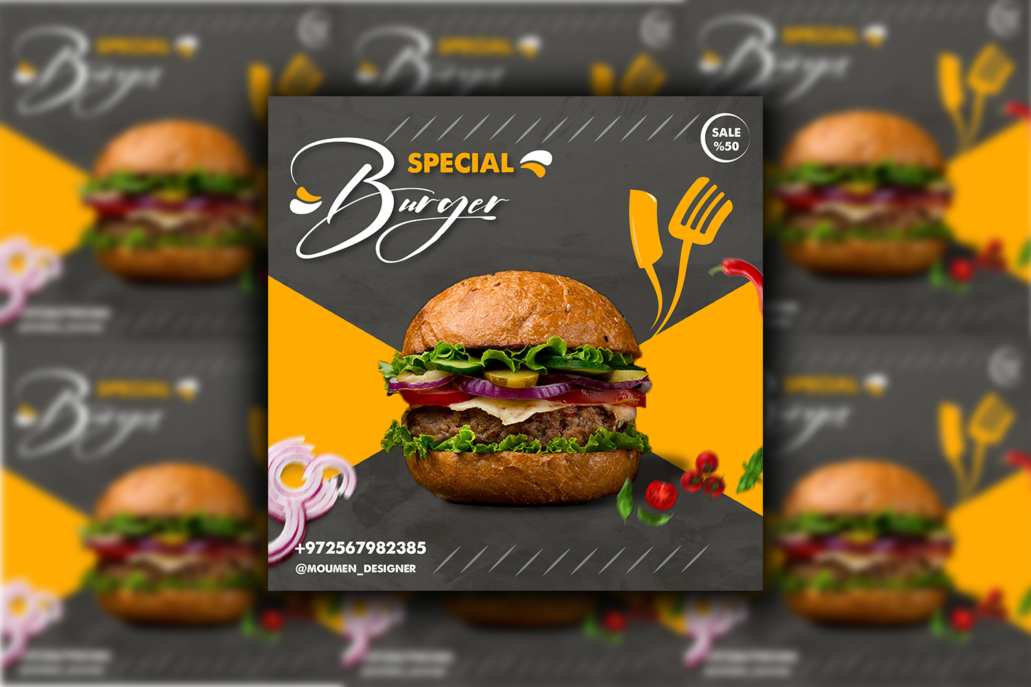 منشور سوشيال ميديا - Social media post