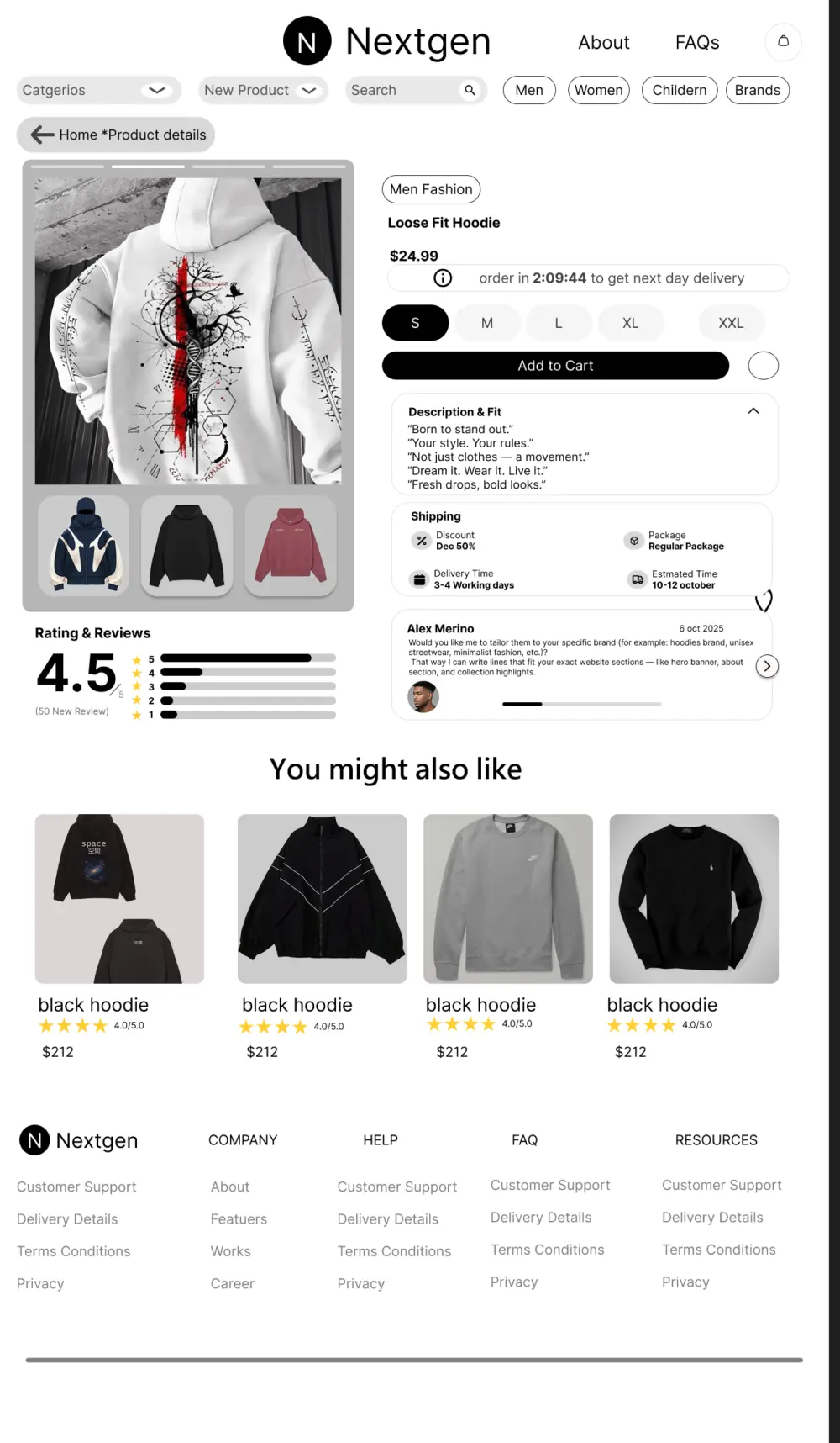تصميم عصريه لواجه المستخدم (UI/UX) باستخدام Figma