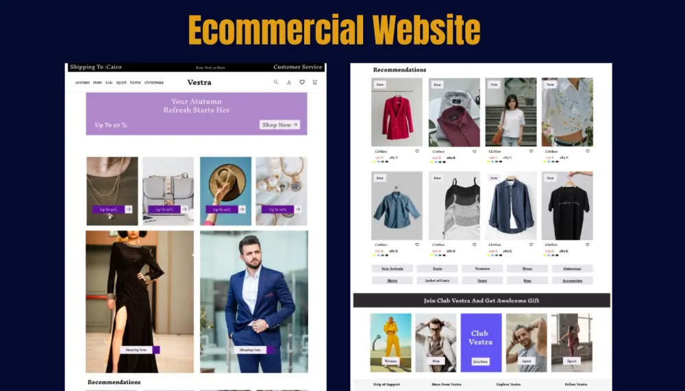 تصميم واجهات مستخدم وتجربة استخدام احترافية تزيد تفاعل عملائك وتحسن مبيعاتك
