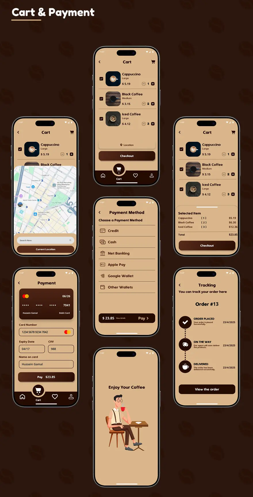 تصميم UI/UX احترافي لتطبيق هاتف (Android & iOS) – ملفات Figma جاهزة