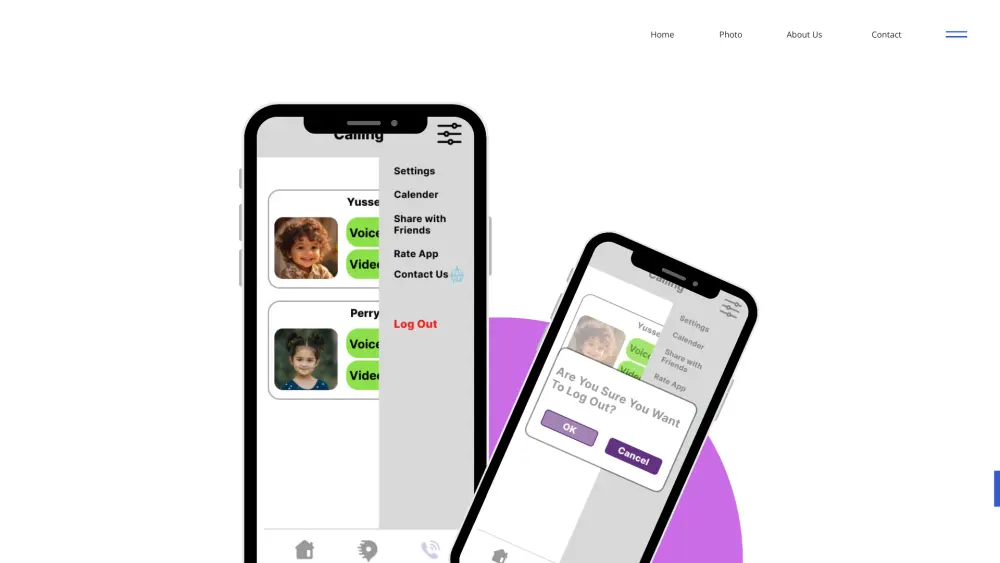 صميم 3 واجهات (شاشات تطبيق أو صفحات موقع) أنيقة وجذابة.