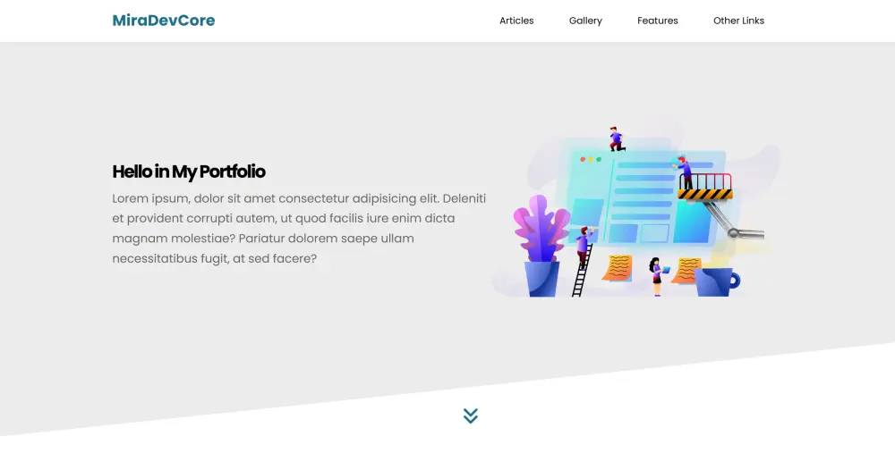 إنشاء صفحة هبوط (Landing Page) وPortfolio احترافي بتصميم عصري