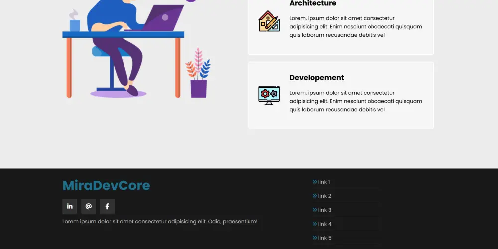 إنشاء صفحة هبوط (Landing Page) وPortfolio احترافي بتصميم عصري