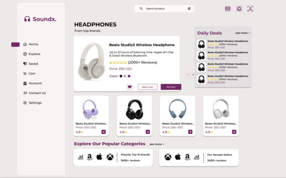 تصميم واجهة تطبيق احترافية وعصرية باستخدام Figma مقابل 5 دولار