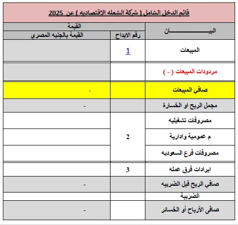 نظام محاسبة متكامل على Excel (Modular ERP-like System)،