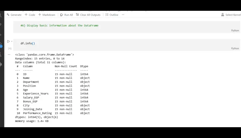 تنظيف البيانات بإستخدام بايثون