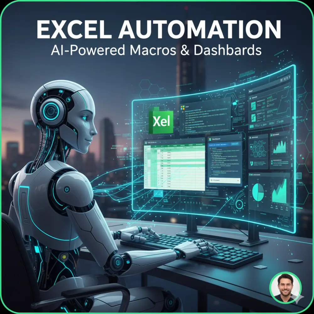 تصميم ملفات اكسيل وتقارير ديناميكية