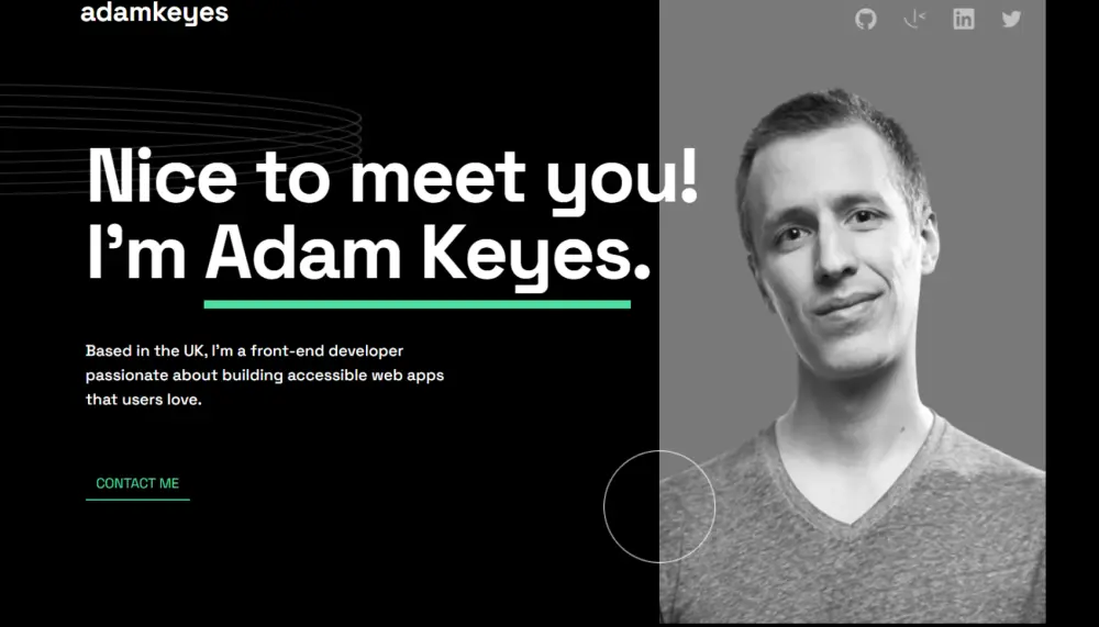 تصميم بورتفوليو Front-End