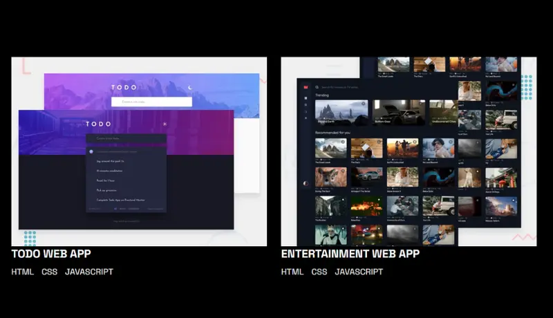 تصميم بورتفوليو Front-End