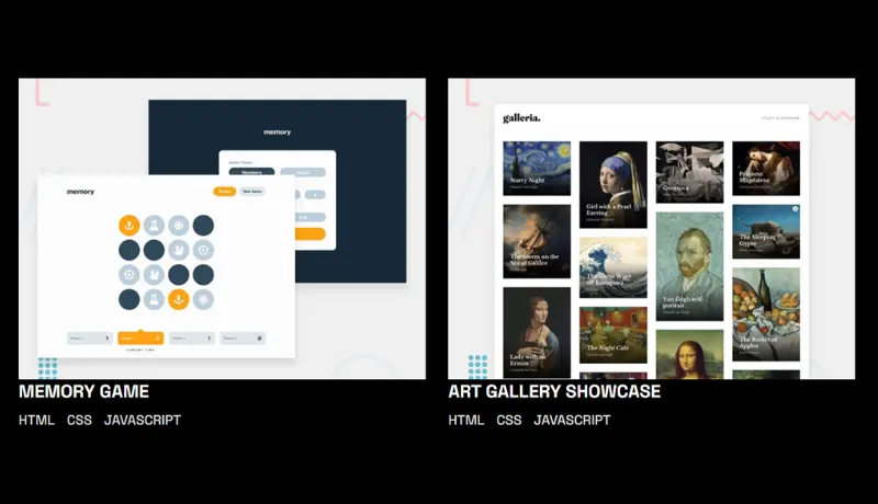 تصميم بورتفوليو Front-End