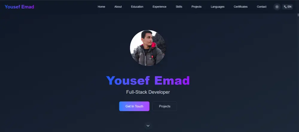 إنشاء web portfolio للأشخاص