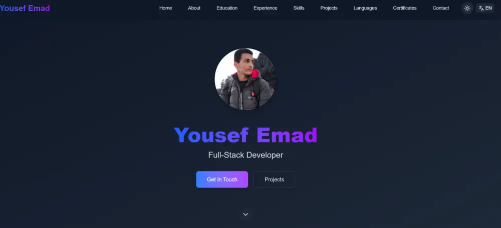 إنشاء web portfolio للأشخاص