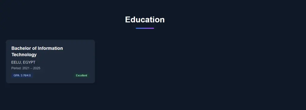 إنشاء web portfolio للأشخاص