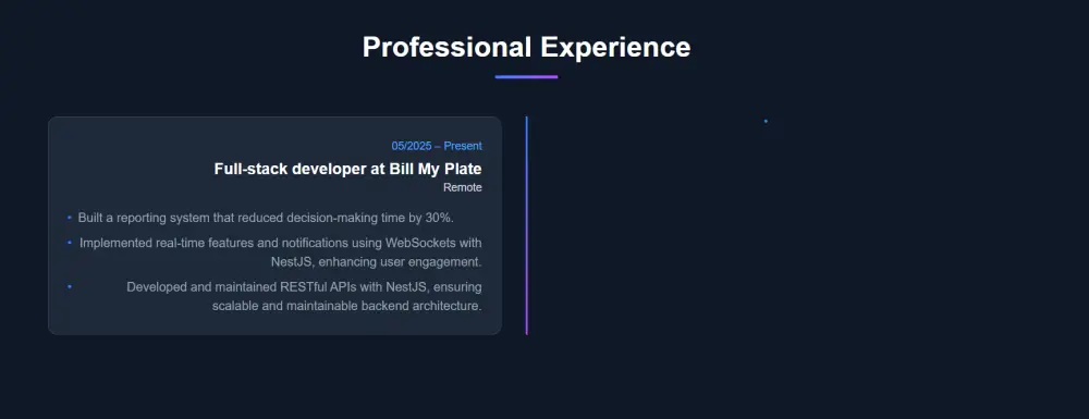 إنشاء web portfolio للأشخاص