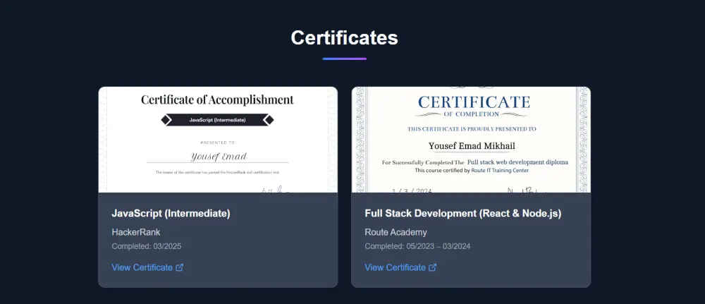 إنشاء web portfolio للأشخاص