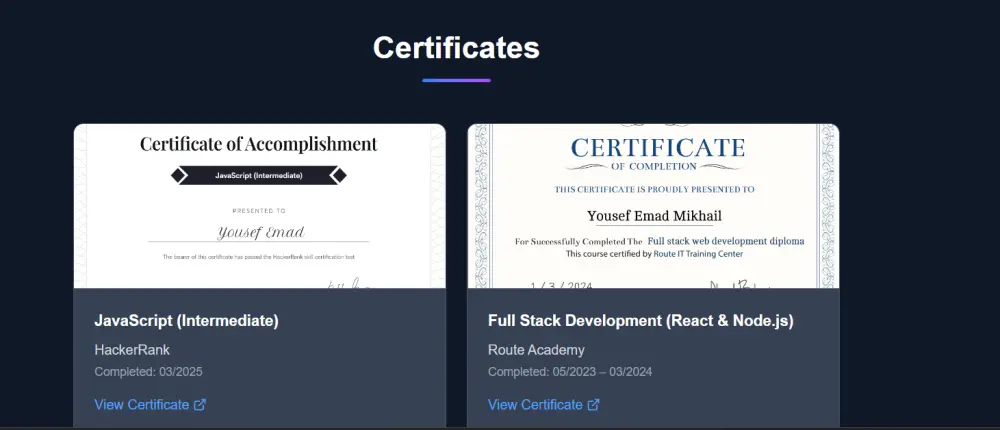 إنشاء web portfolio للأشخاص