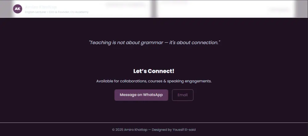 تصميم وبرمجة مواقع بورتفوليو شخصية باستخدام HTML وCSS وTailwind