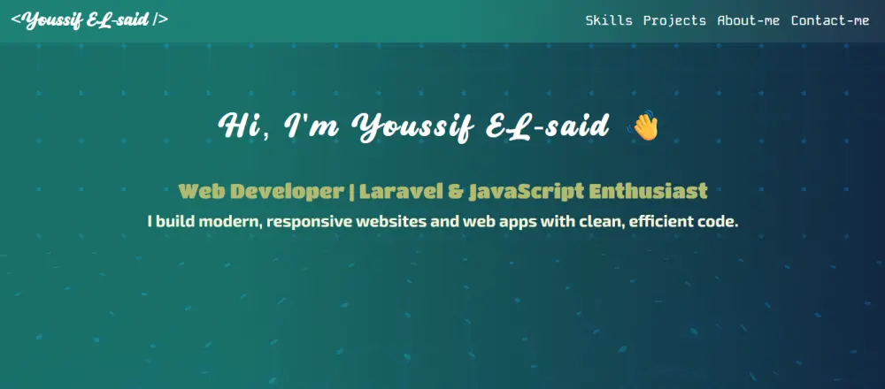 تصميم وبرمجة مواقع بورتفوليو شخصية باستخدام HTML وCSS وTailwind
