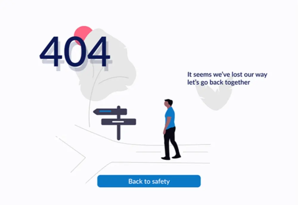 تصميم صفحة 404 محترفة