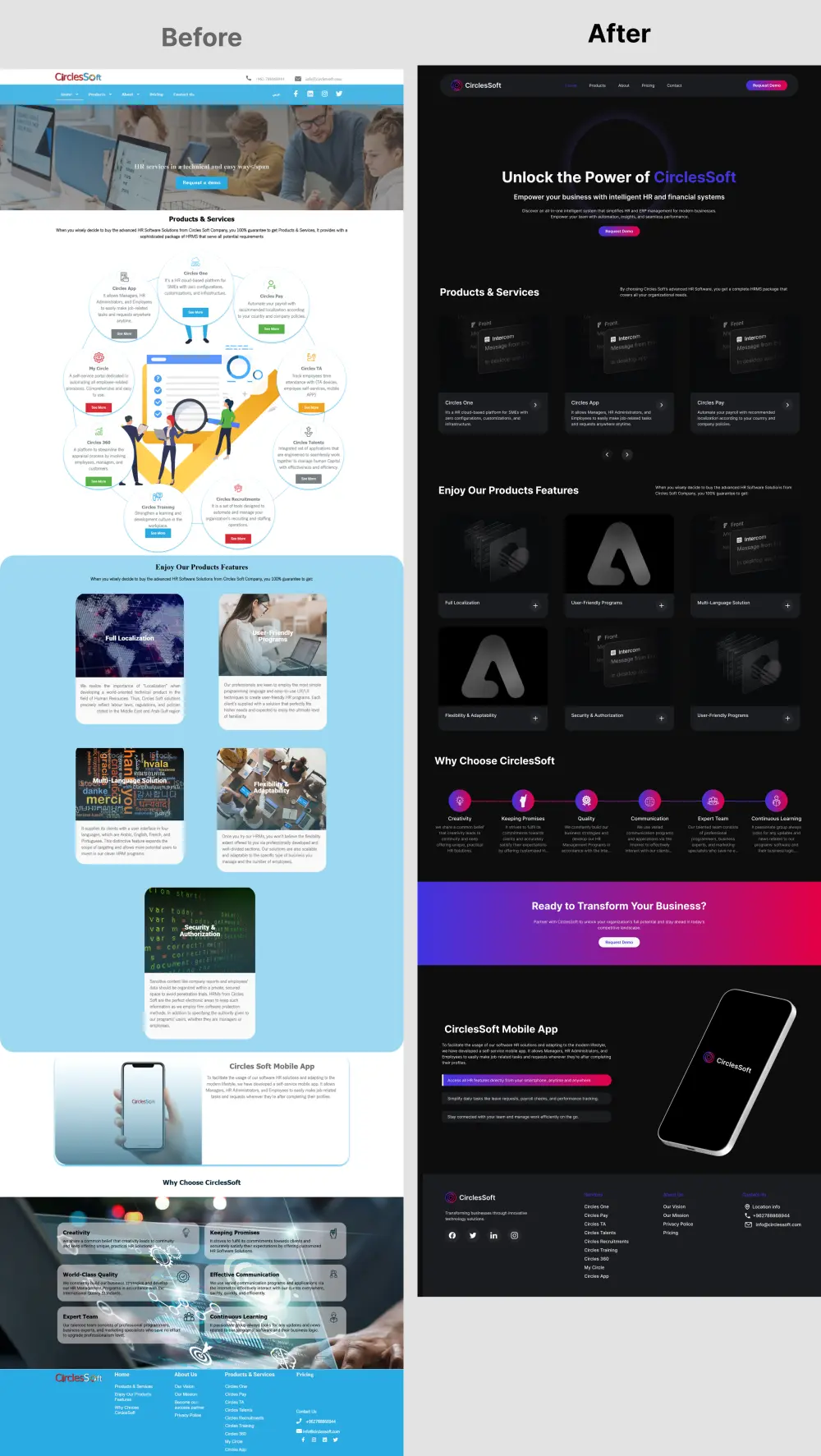 إعادة تصميم واجهات المستخدم UI/UX Redesign