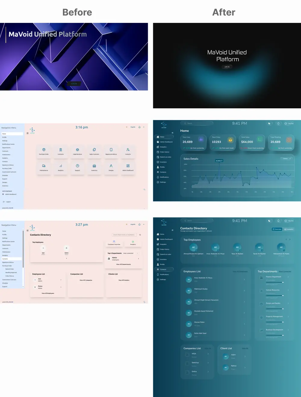 إعادة تصميم واجهات المستخدم UI/UX Redesign