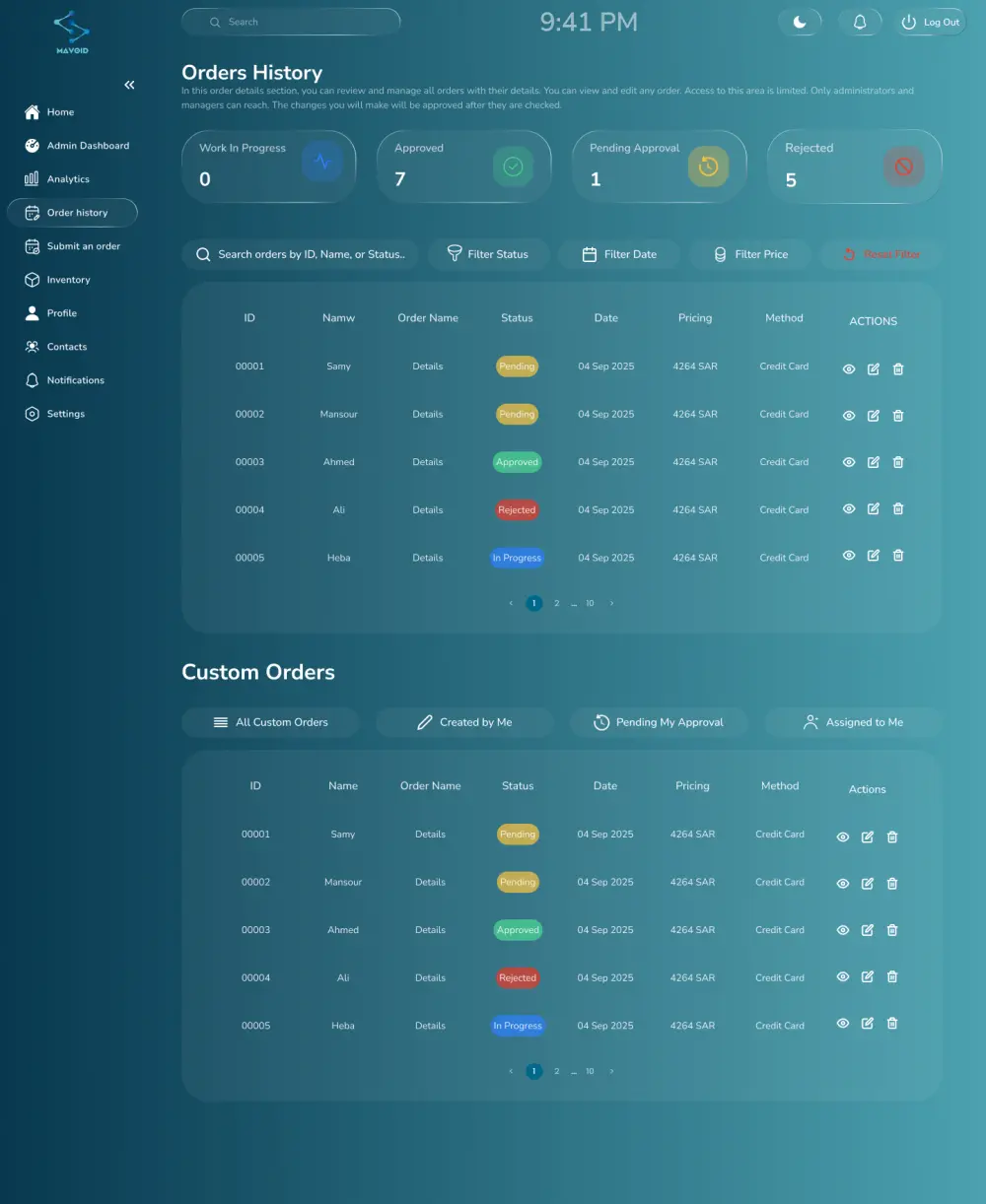 تصميم لوحات التحكم داشبورد | UX/UI Design Dashboard