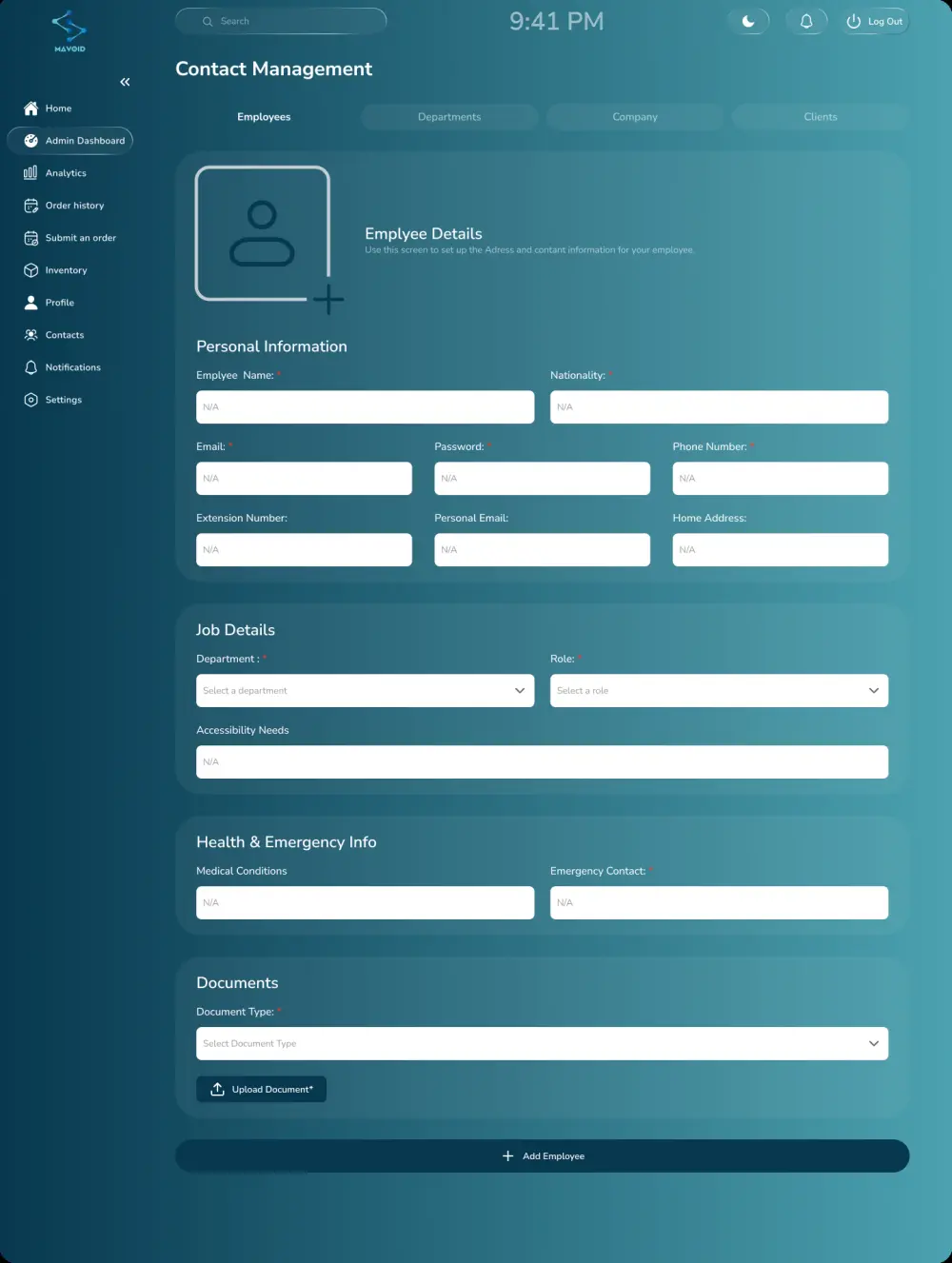 تصميم لوحات التحكم داشبورد | UX/UI Design Dashboard