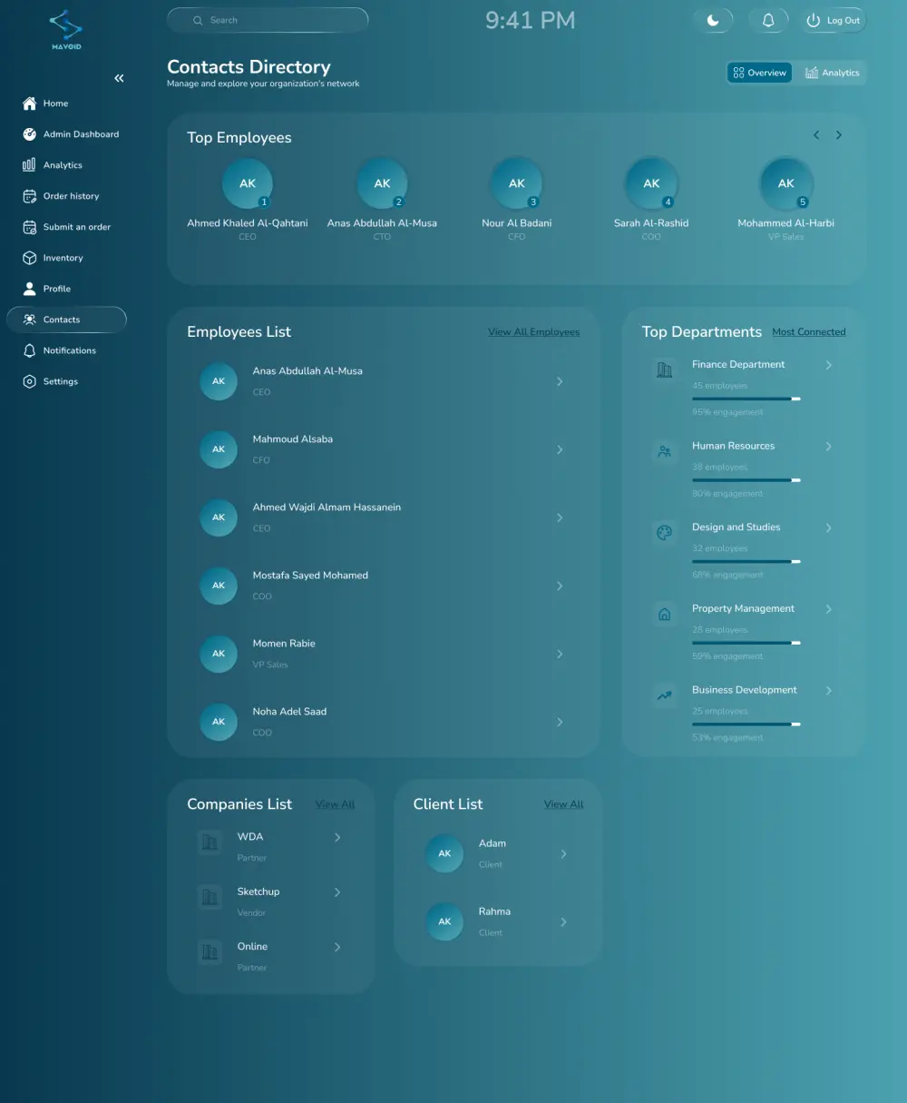 تصميم لوحات التحكم داشبورد | UX/UI Design Dashboard