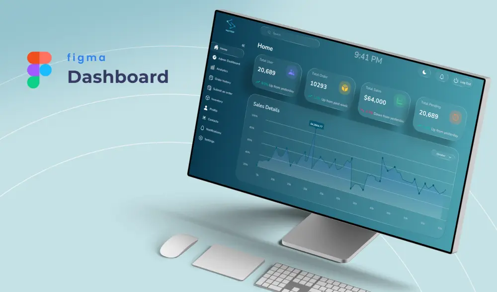 تصميم لوحات التحكم داشبورد | UX/UI Design Dashboard