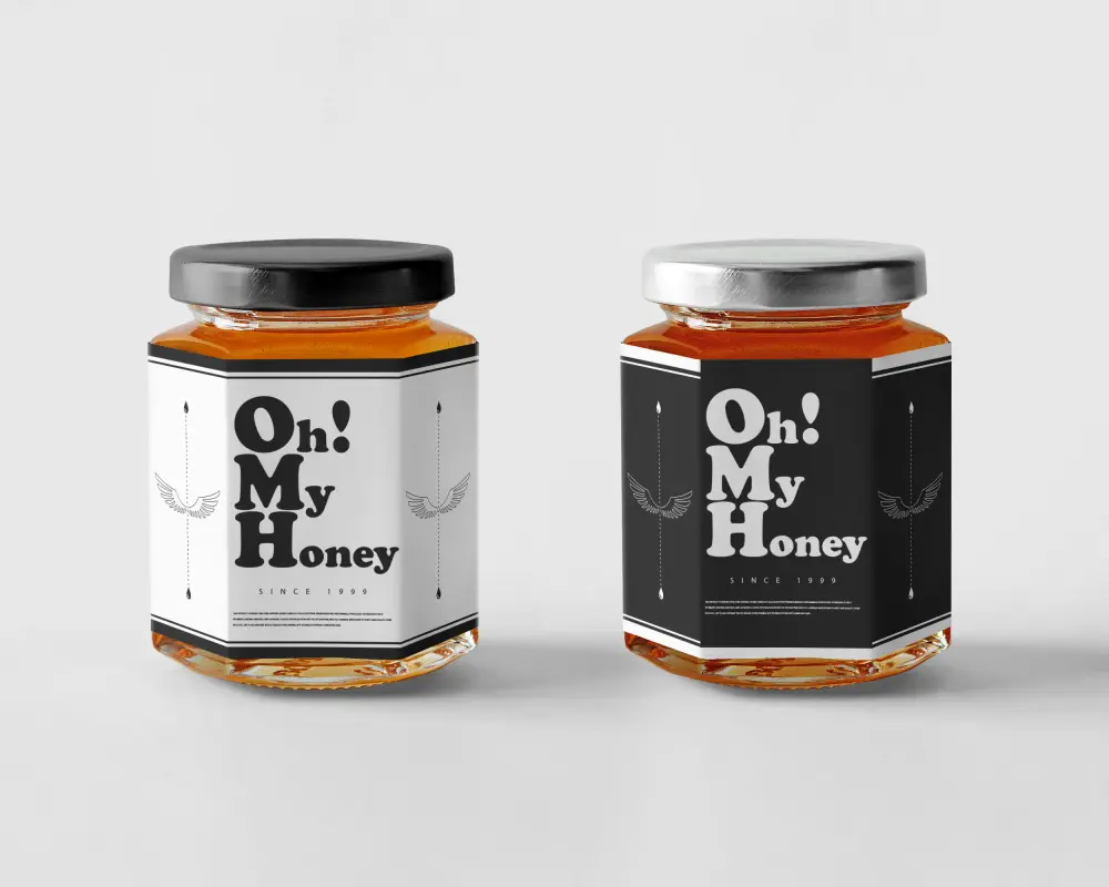 تصميم غلاف وملصق المنتجات وفق هوية العلامة التجارية