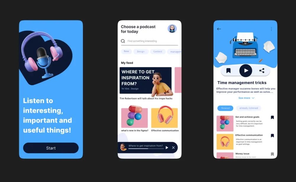 أقدّم تصميم واجهات مستخدم (UI) لــ 15 شاشة بتصميم عصري وسهل الاستخدام، ويشمل ذلك شاشة البداية (Splash)، شاشة الترحيب/Onboarding، وشاشة تسجيل الدخول
