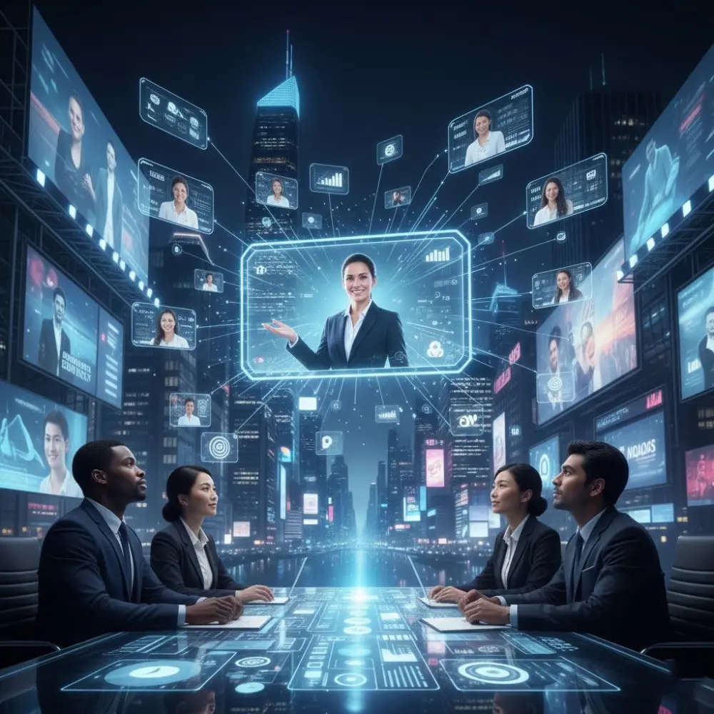 علان قصير لمده دقيقة عن خدمات شركتك.