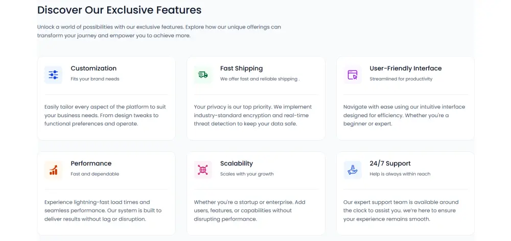 تصميم وتطوير صفحه هبوط (Landing Page ) احترافيه