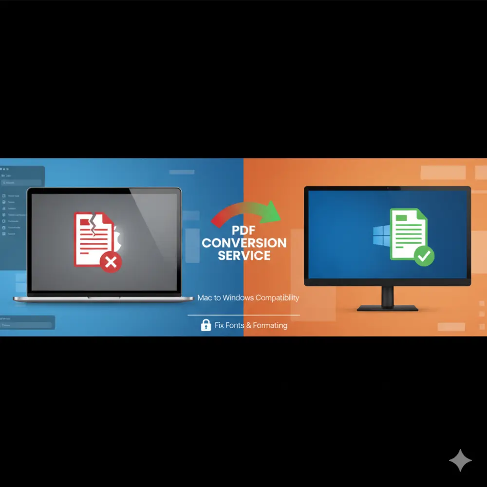 تحويل ملفات PDF من Mac إلى Windows
