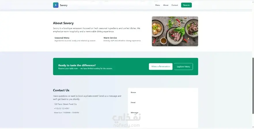 أقدم لك خدمة تصميم وتطوير مواقع باستخدامHTML5, CSS3, Bootstrap, JavaScrit, jQuery، بكود نظيف ومنسق