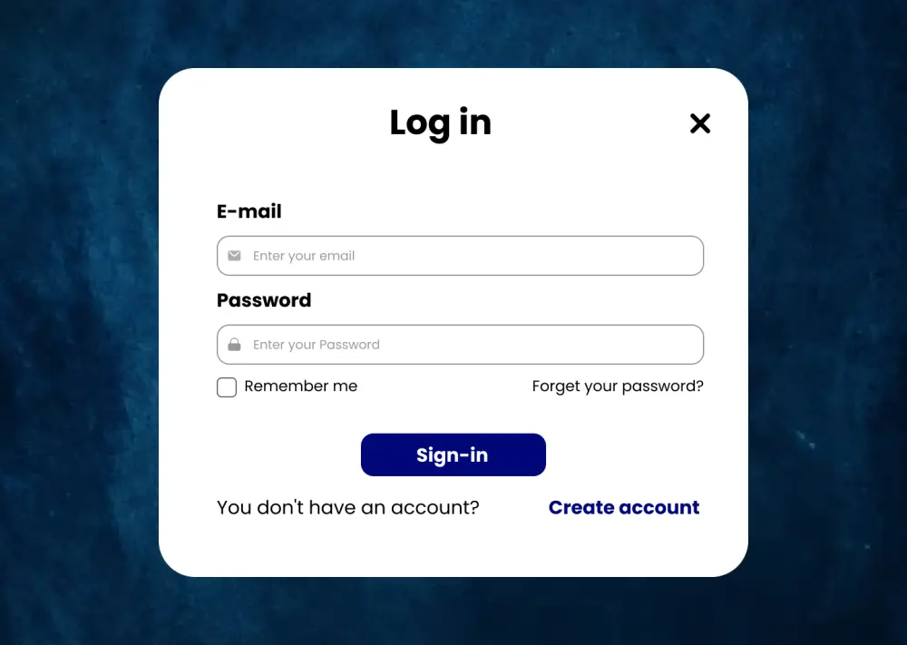 عمل تصميم لواجهة المستخدم لصفحة ويب