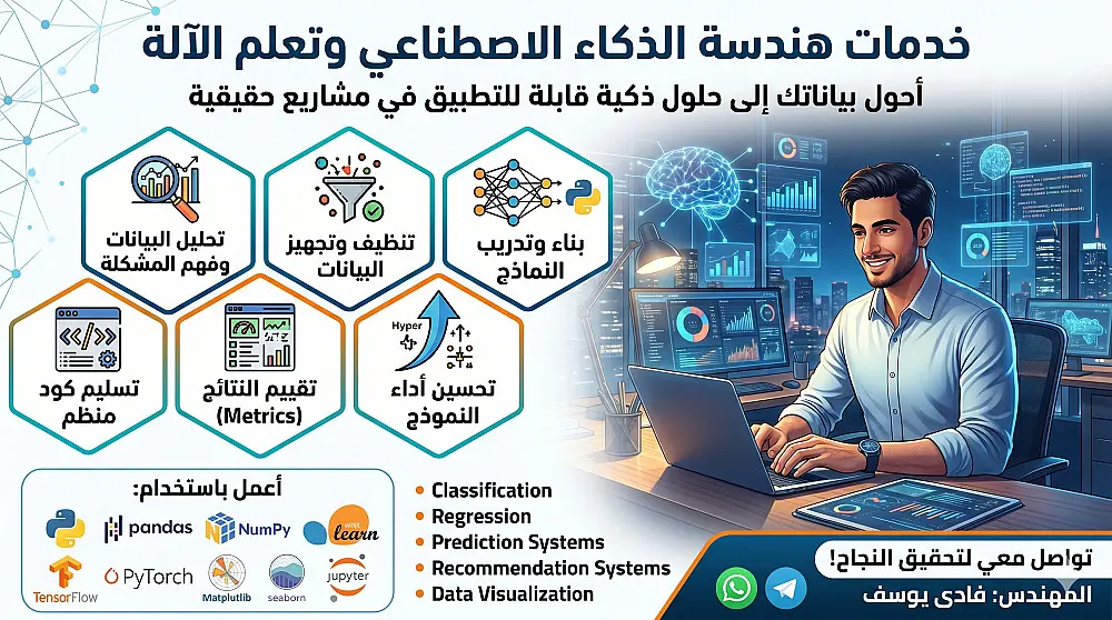 تدريب مودل deep أو machine learning