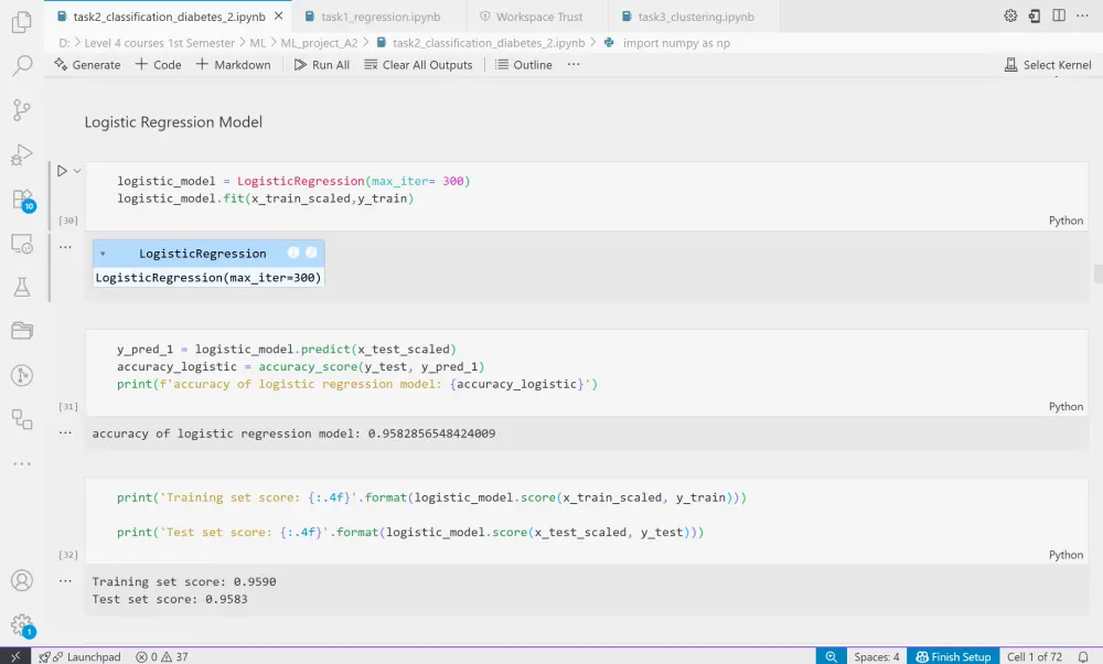 بناء نماذج التعلم الآلي machine learning models