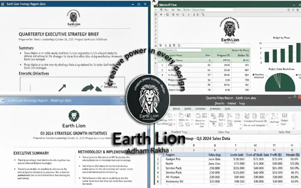 تنسيق ملفات Word وExcel باحترافية وسرعة عالية